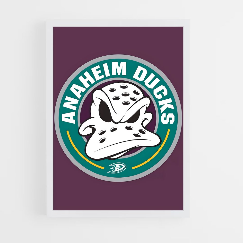 Poster Boston Ducks – affiche Hockey sur glace (vue 3)